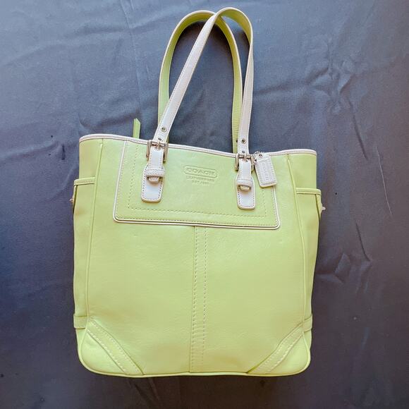 Interesting Info About Vintage Lime Green Coach Bag